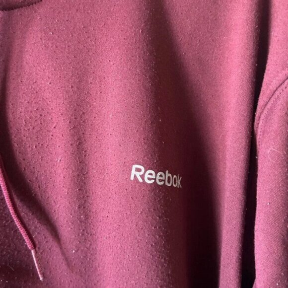 Reebok Men’s Burgundy Hoodie - Picture 2 of 4